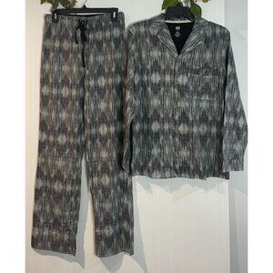 Frye Mens S Gray Patterned Pajama Set